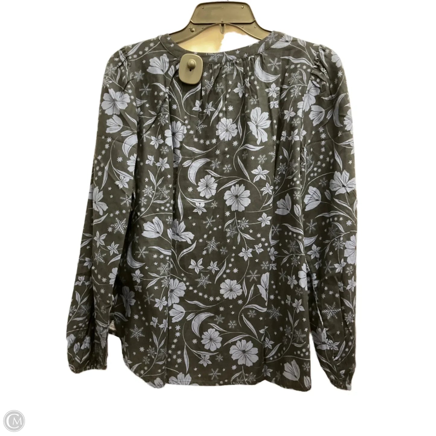 Top Long Sleeve By Loft In Blue, Size: S