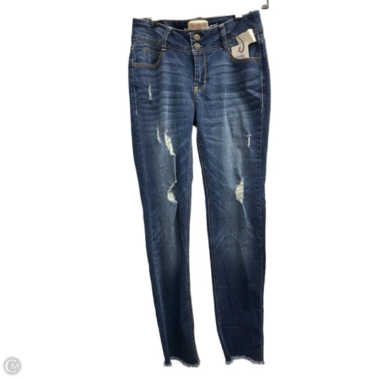 Jeans Flared By Wallflower In Blue Denim, Size: 4