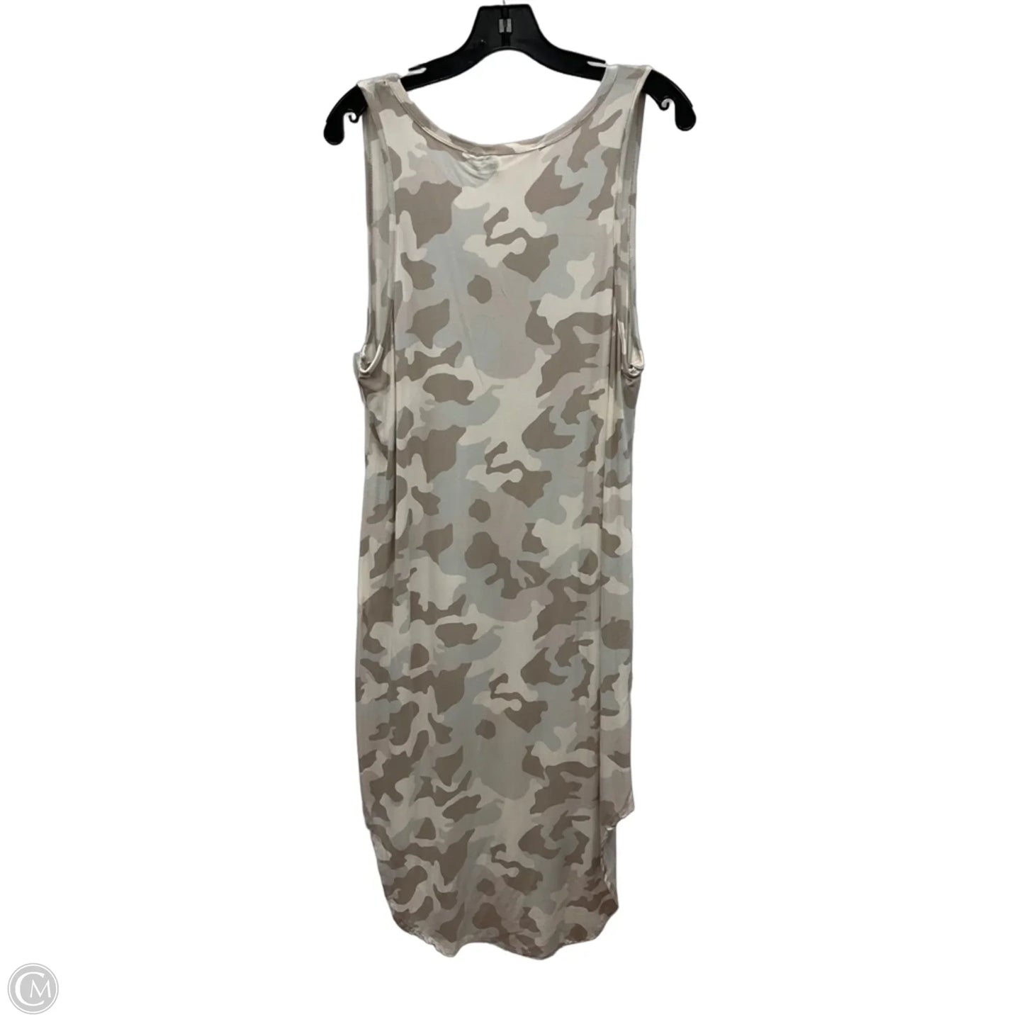 Dress Casual Midi By Olive And Oak In Camouflage Print, Size: Xl