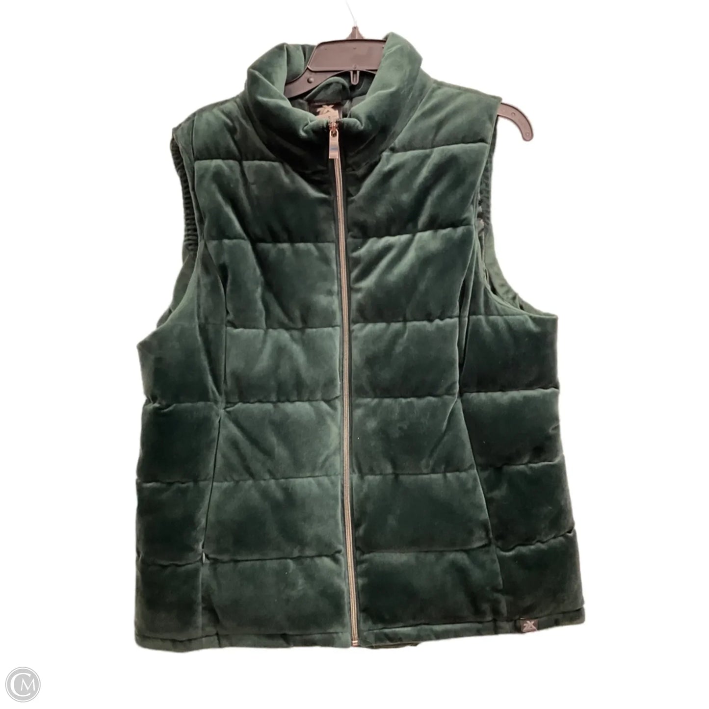 Vest Puffer & Quilted By Zero Xposure In Green, Size: Xl