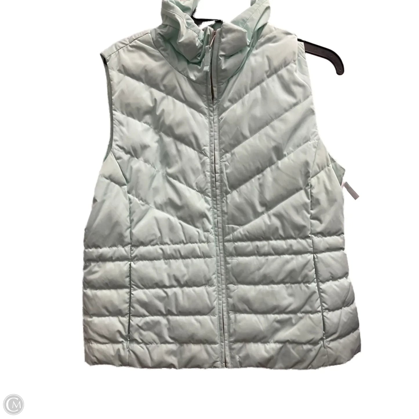 Vest Puffer & Quilted By Talbots In Blue, Size: Lp