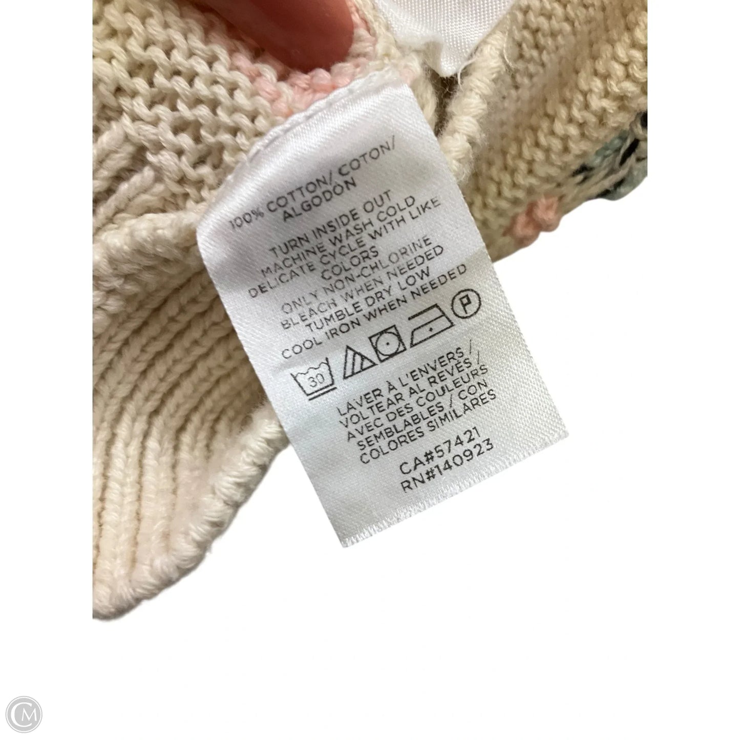 Sweater By Loft In Striped Pattern, Size: Xs