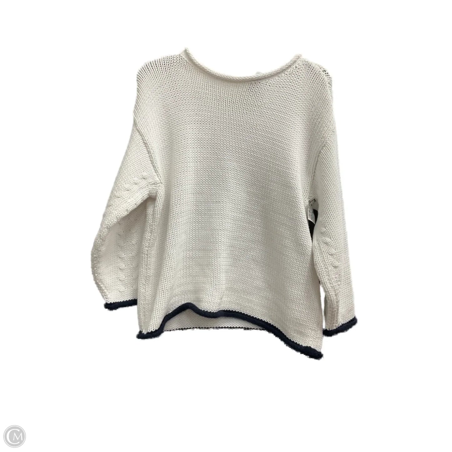 Sweater By Lou And Grey In Blue & White, Size: Xs