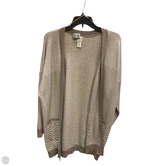 Cardigan By Joie In Brown & Cream, Size: 1x