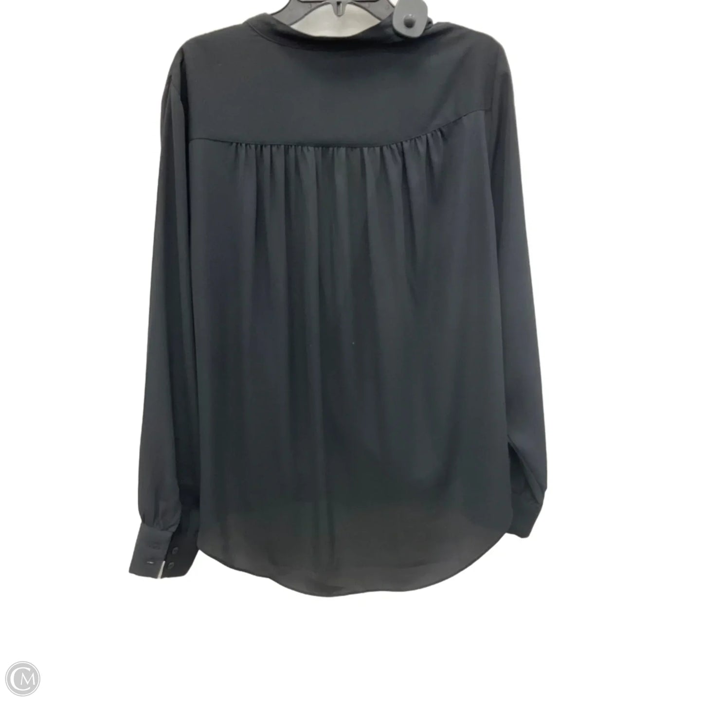 Top Long Sleeve By Inc In Black, Size: 16