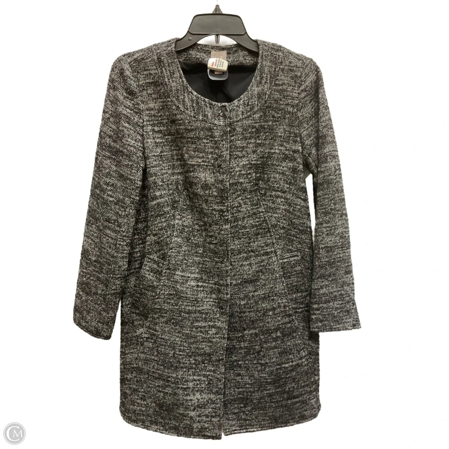 Cardigan By J. Jill In Black & Grey, Size: Xsp