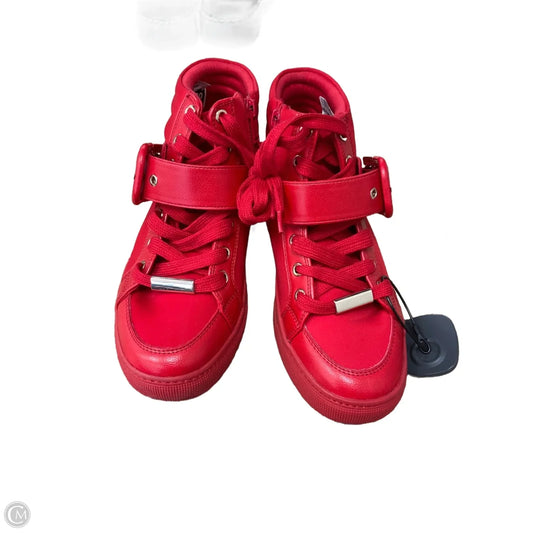 Shoes Sneakers By Aldo In Red, Size: 8.5