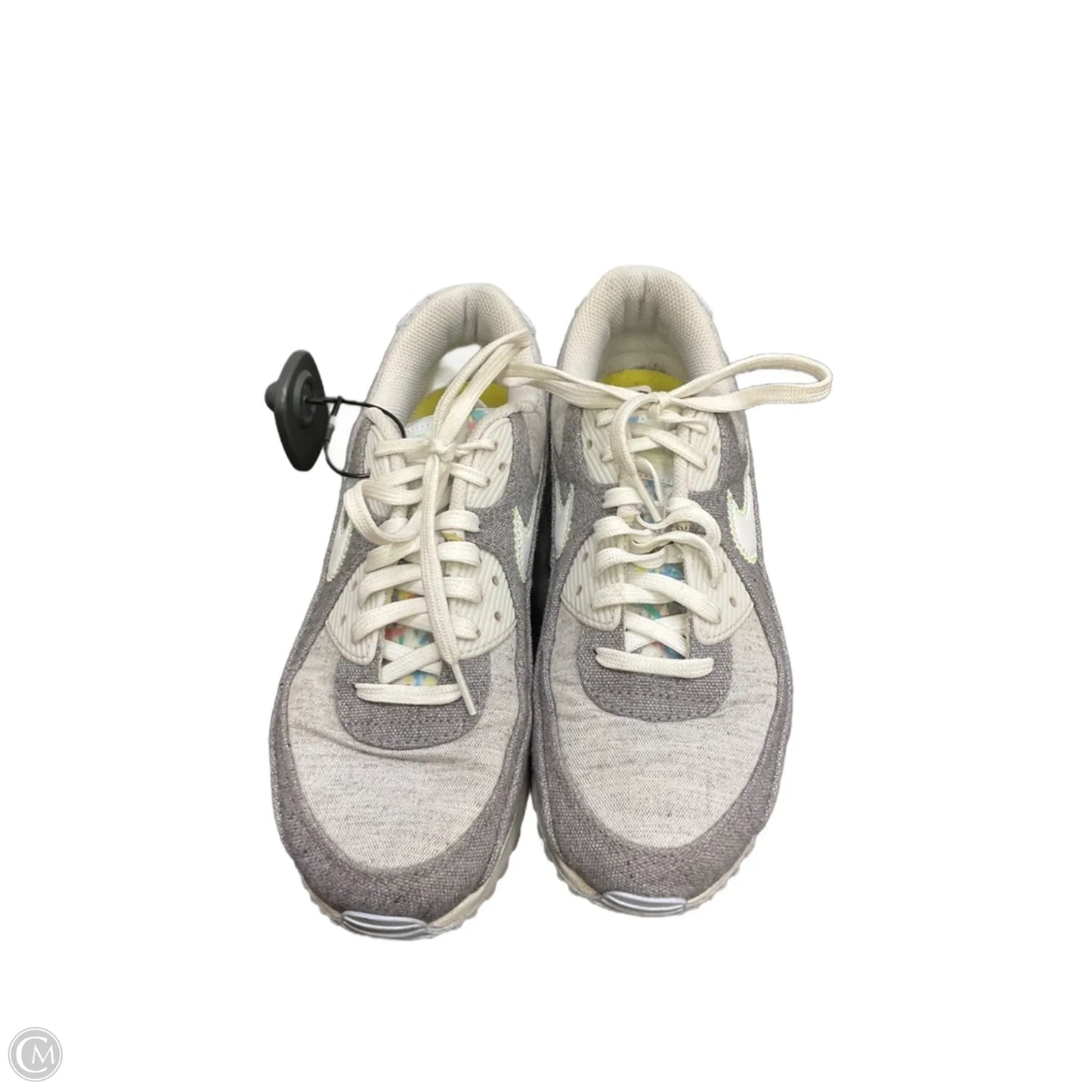 Shoes Athletic By Nike In Grey & White, Size: 8