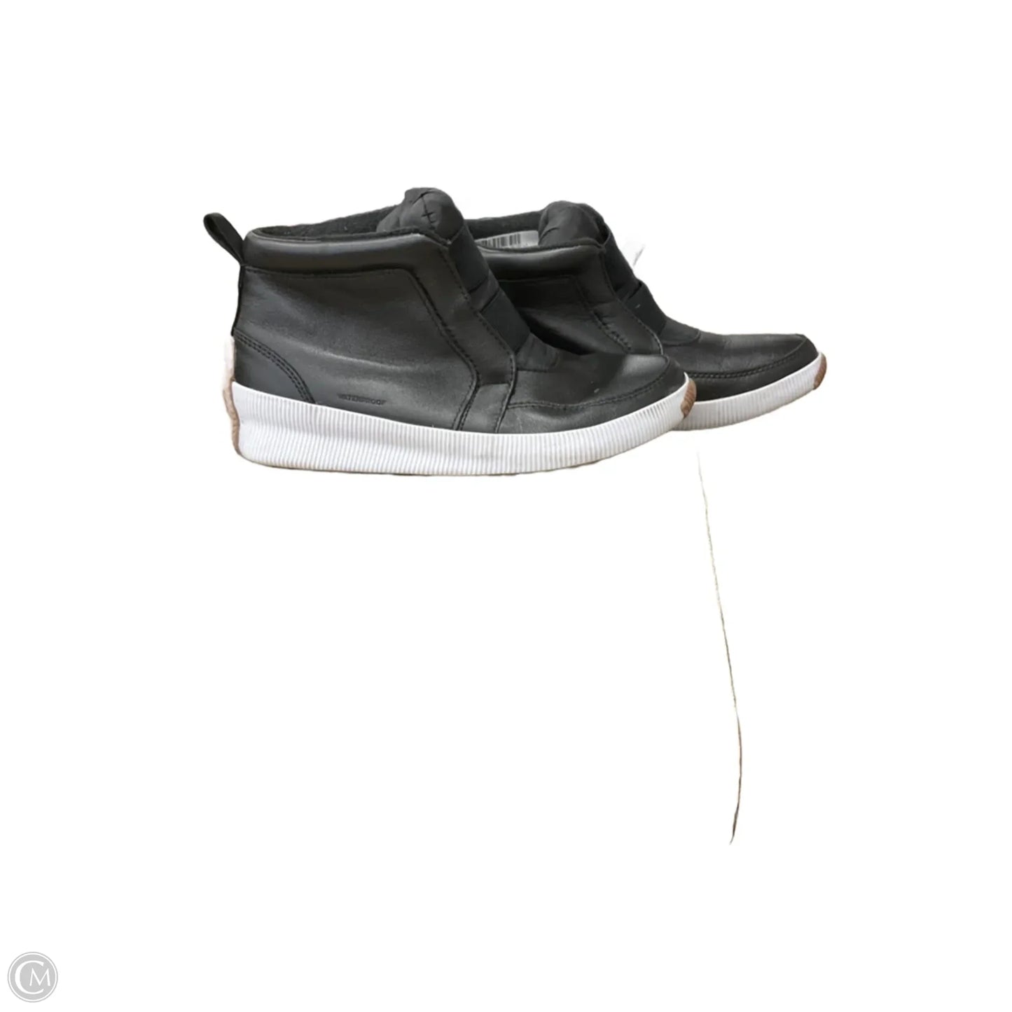 Boots Ankle Flats By Sorel In Black & White, Size: 8