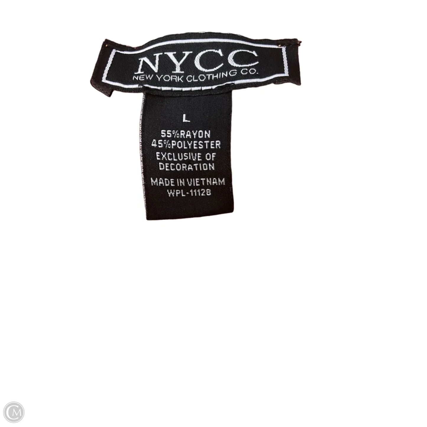 Top Long Sleeve By Nycc In Orange, Size: L