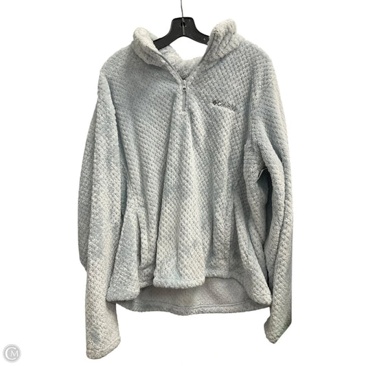 Jacket Faux Fur & Sherpa By Columbia In Blue, Size: Xxl