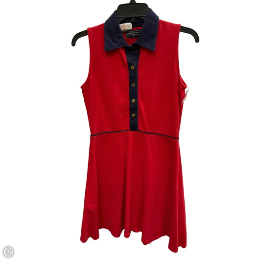 Dress Casual Short By Cma In Blue & Red, Size: S