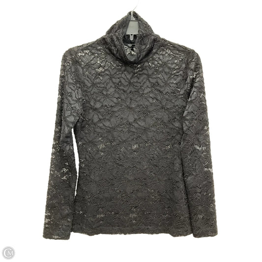 Top Long Sleeve By White House Black Market In Black, Size: Xs