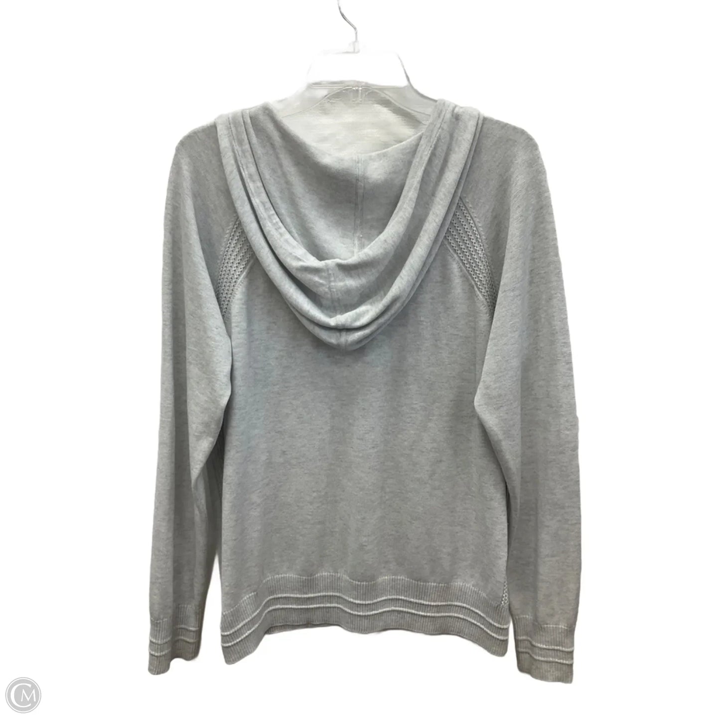Athletic Top Long Sleeve Hoodie By Athleta In Grey, Size: M