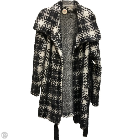 Coat Faux Fur & Sherpa By White House Black Market In Black & White, Size: Xl