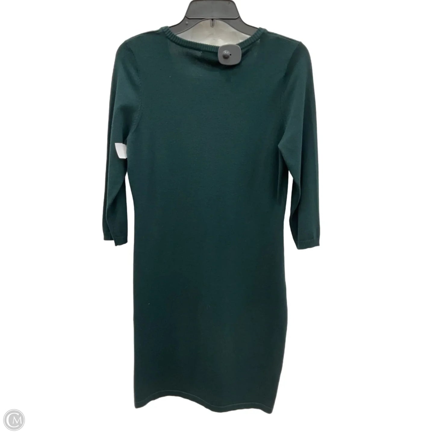 Dress Casual Midi By Calvin Klein In Green, Size: M