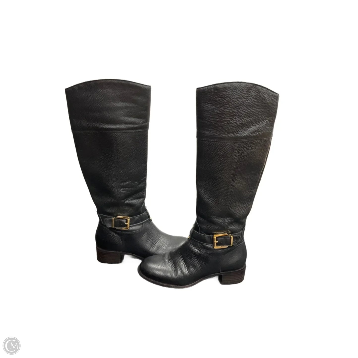 Boots Mid-calf Flats By Banana Republic In Black, Size: 5