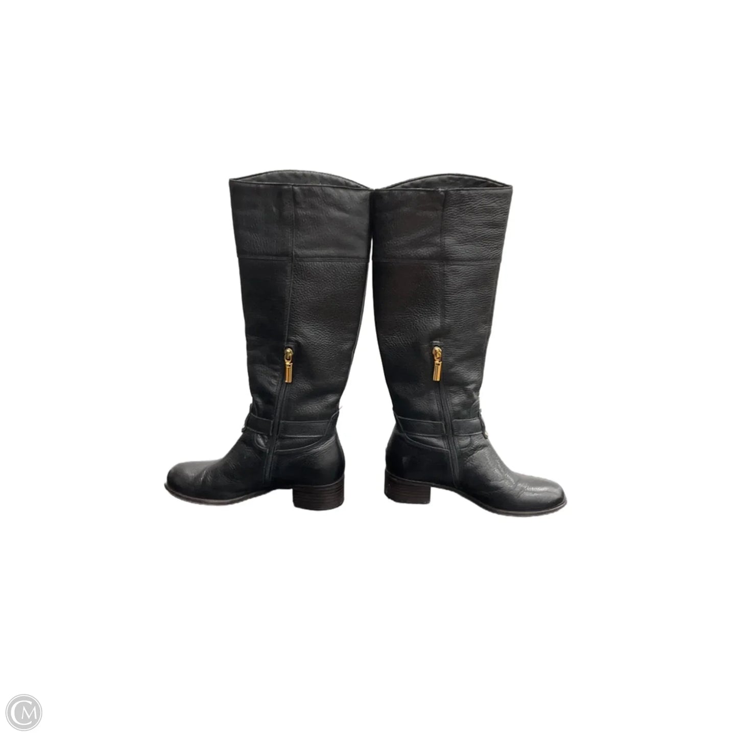 Boots Mid-calf Flats By Banana Republic In Black, Size: 5