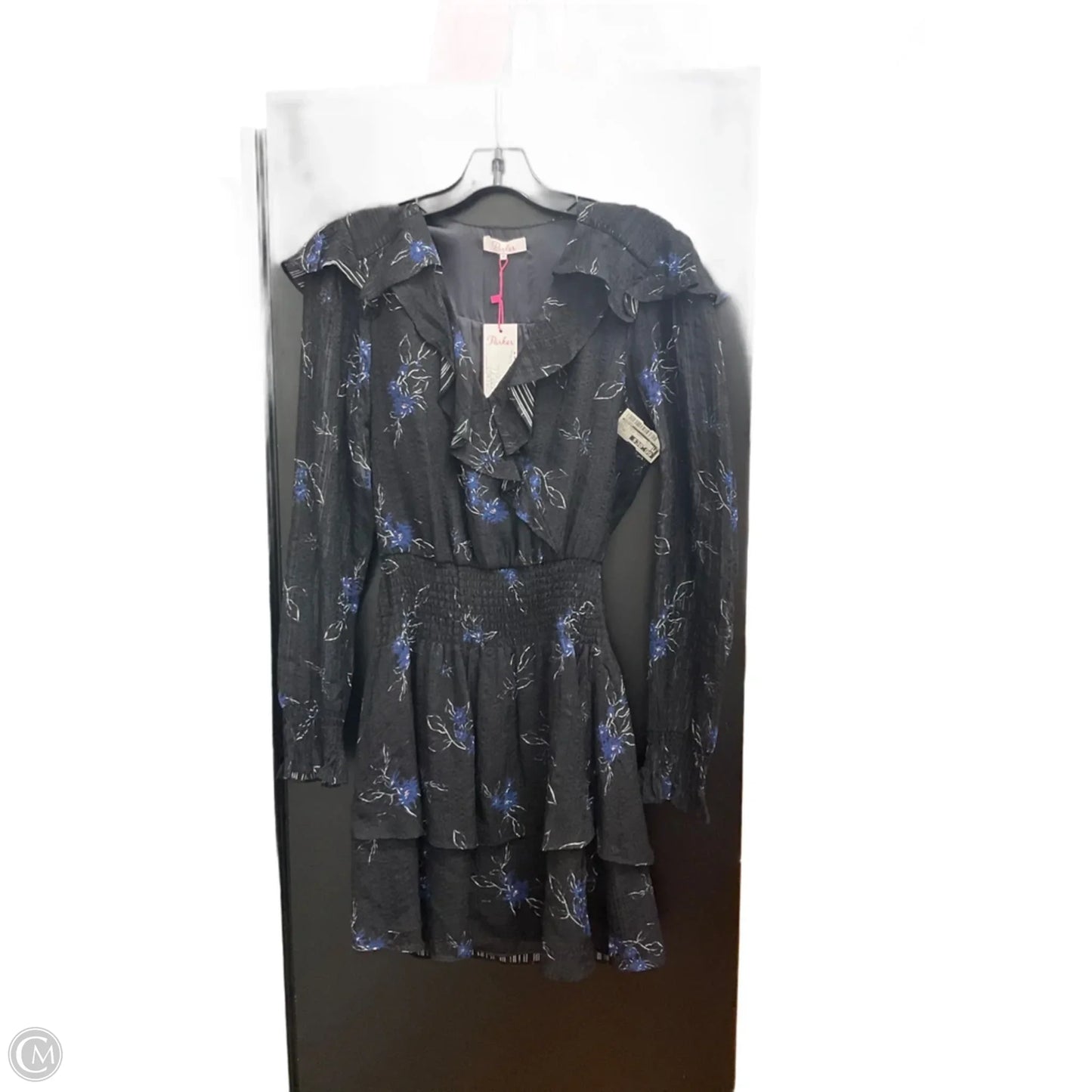 Dress Party Short By Parker In Black & Blue, Size: Xs