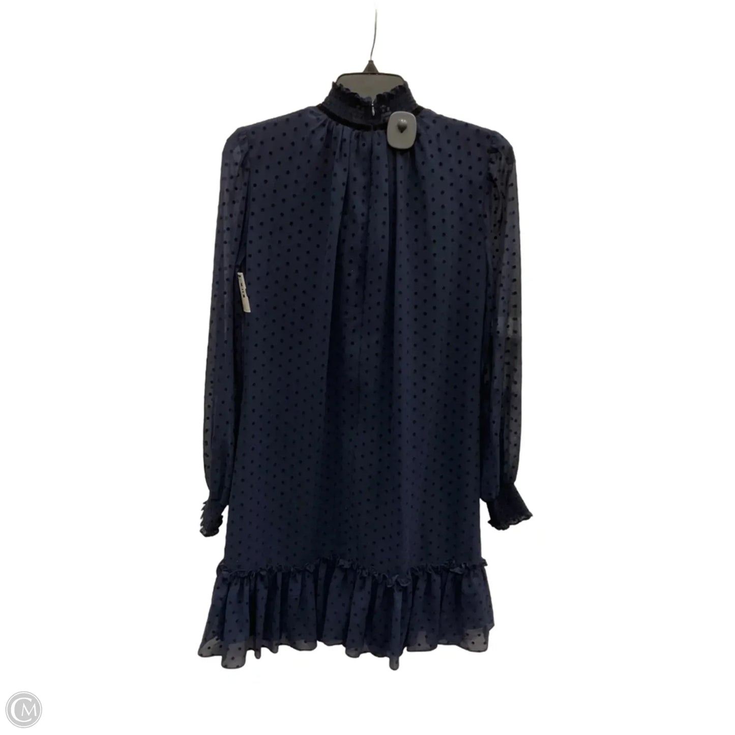 Dress Party Midi By Alex Marie In Black & Blue, Size: 4