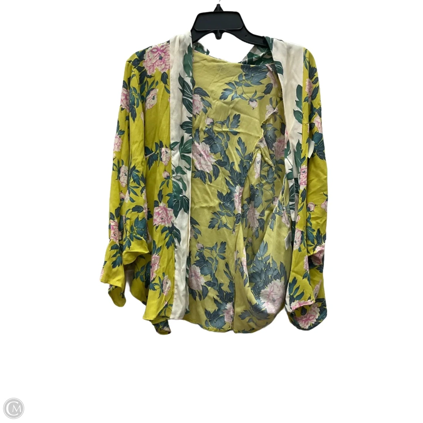 Cardigan By Anthropologie In Floral Print, Size: Osfm