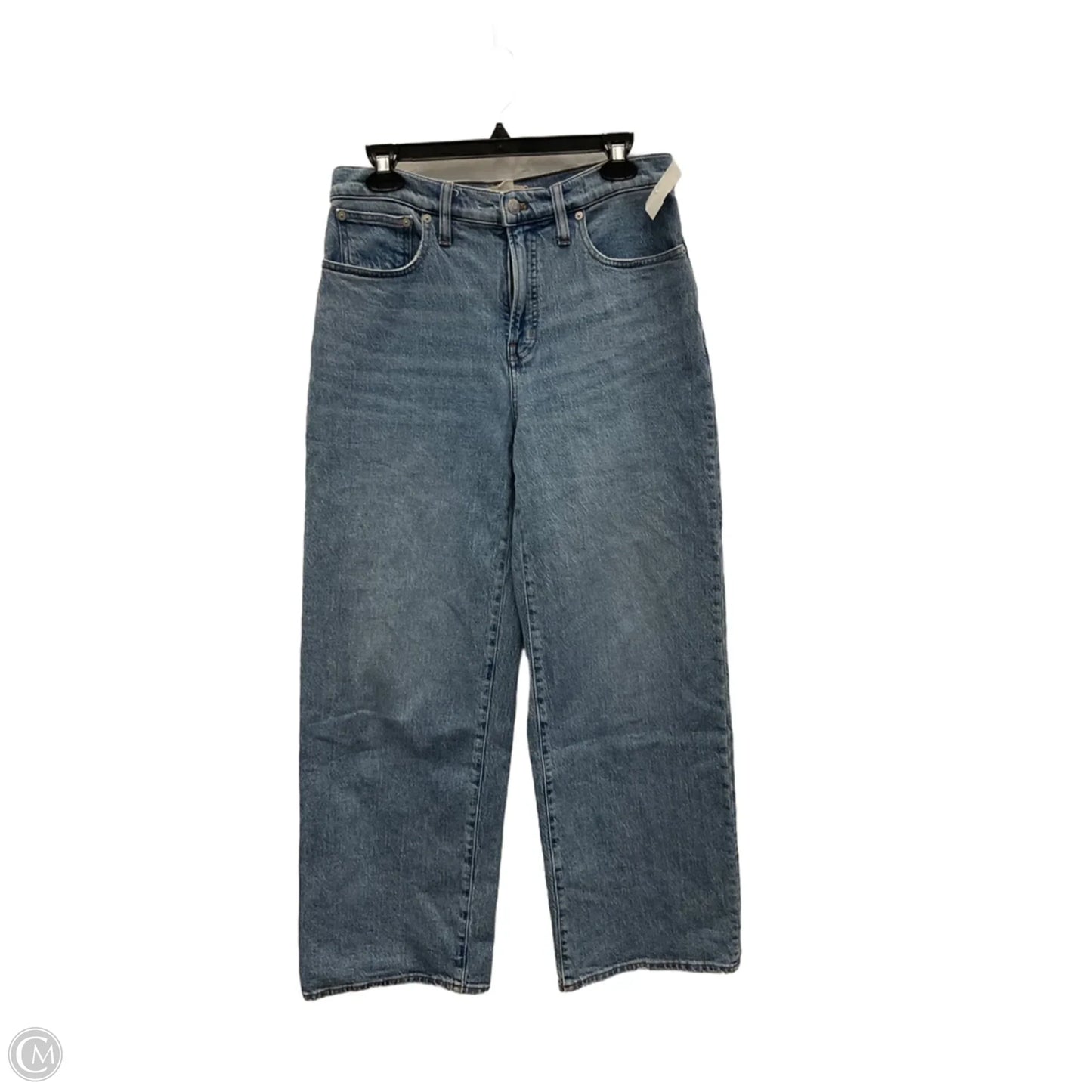 Jeans Wide Leg By Madewell In Blue Denim, Size: 8