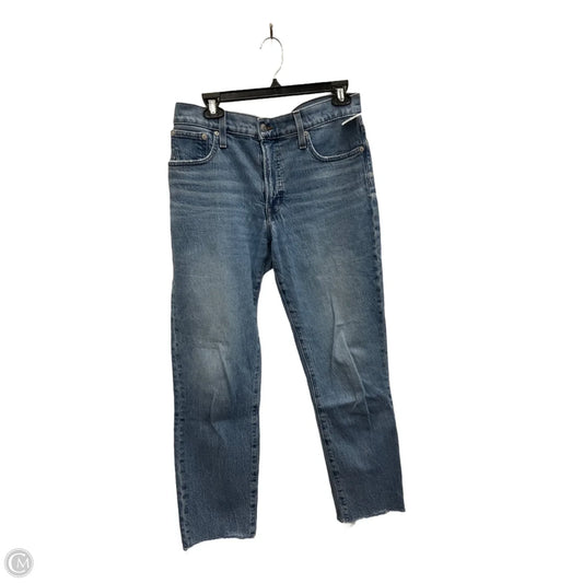 Jeans Straight By Madewell In Blue Denim, Size: 8