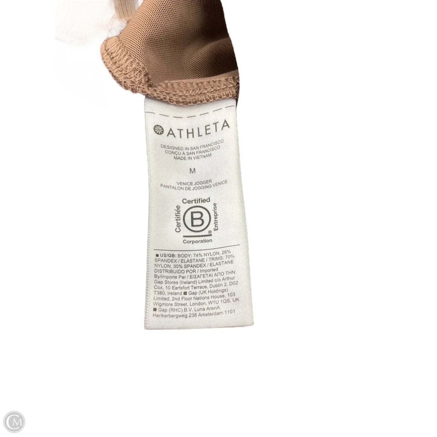 Athletic Pants By Athleta In Brown, Size: M