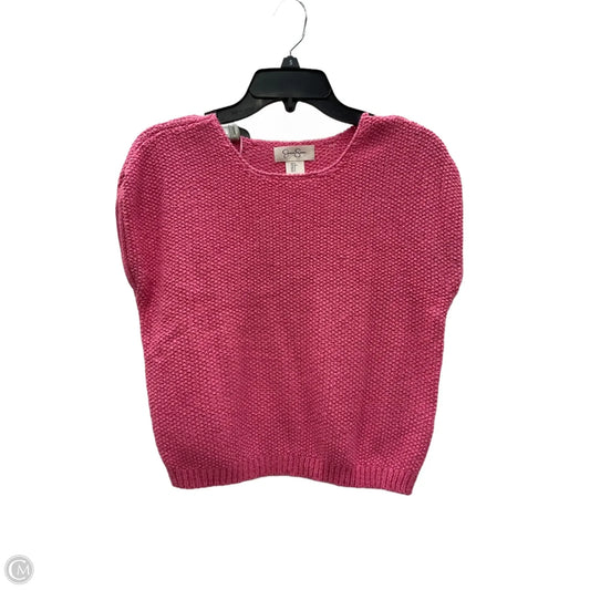 Vest Sweater By Jessica Simpson In Pink, Size: S