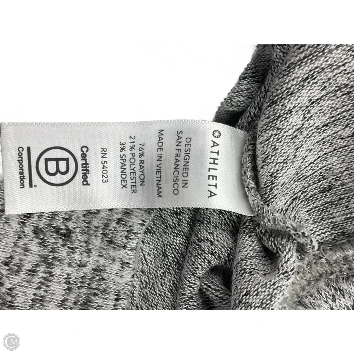 Athletic Top Long Sleeve Crewneck By Athleta In Grey, Size: Xs