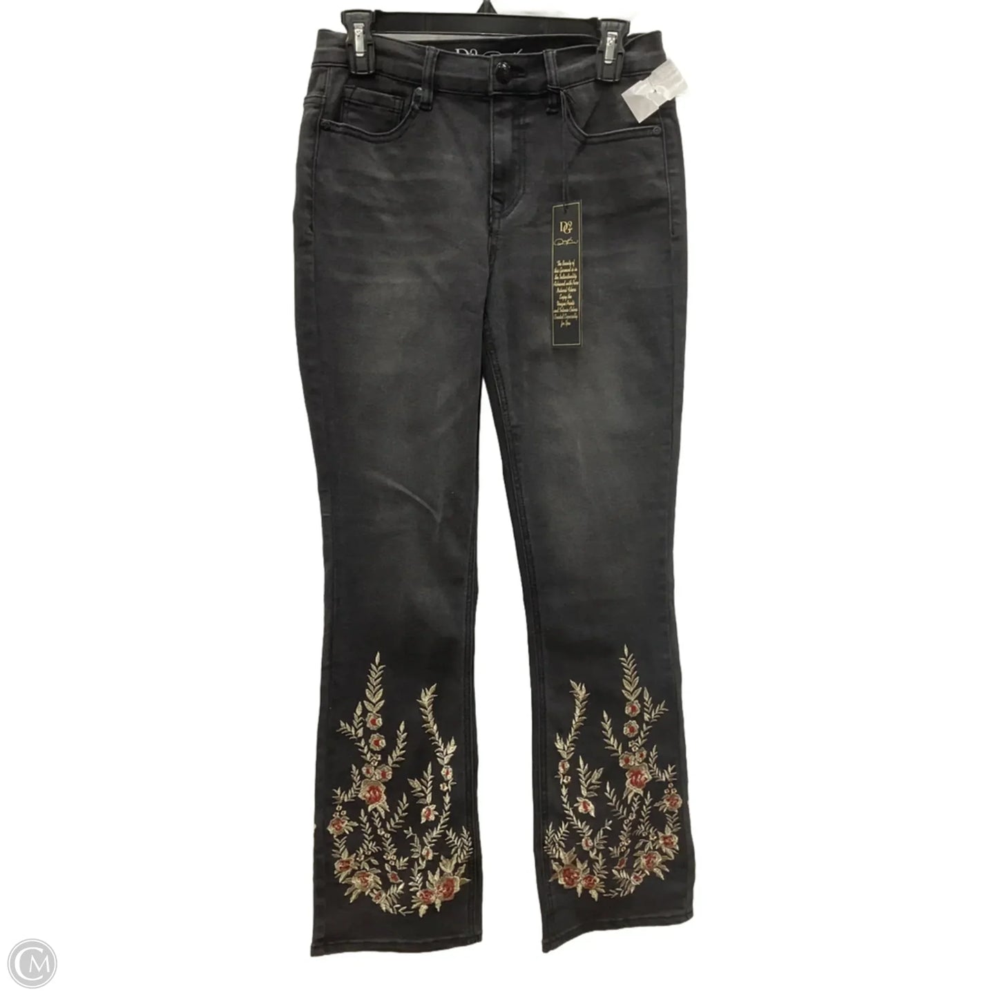 Jeans Flared By Dg2 In Grey Denim, Size: 4