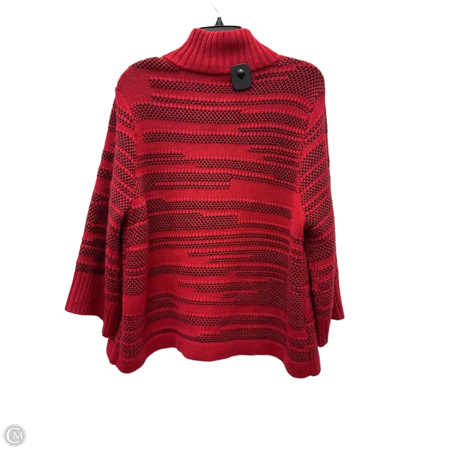 Jacket Other By Chicos In Black & Red, Size: L