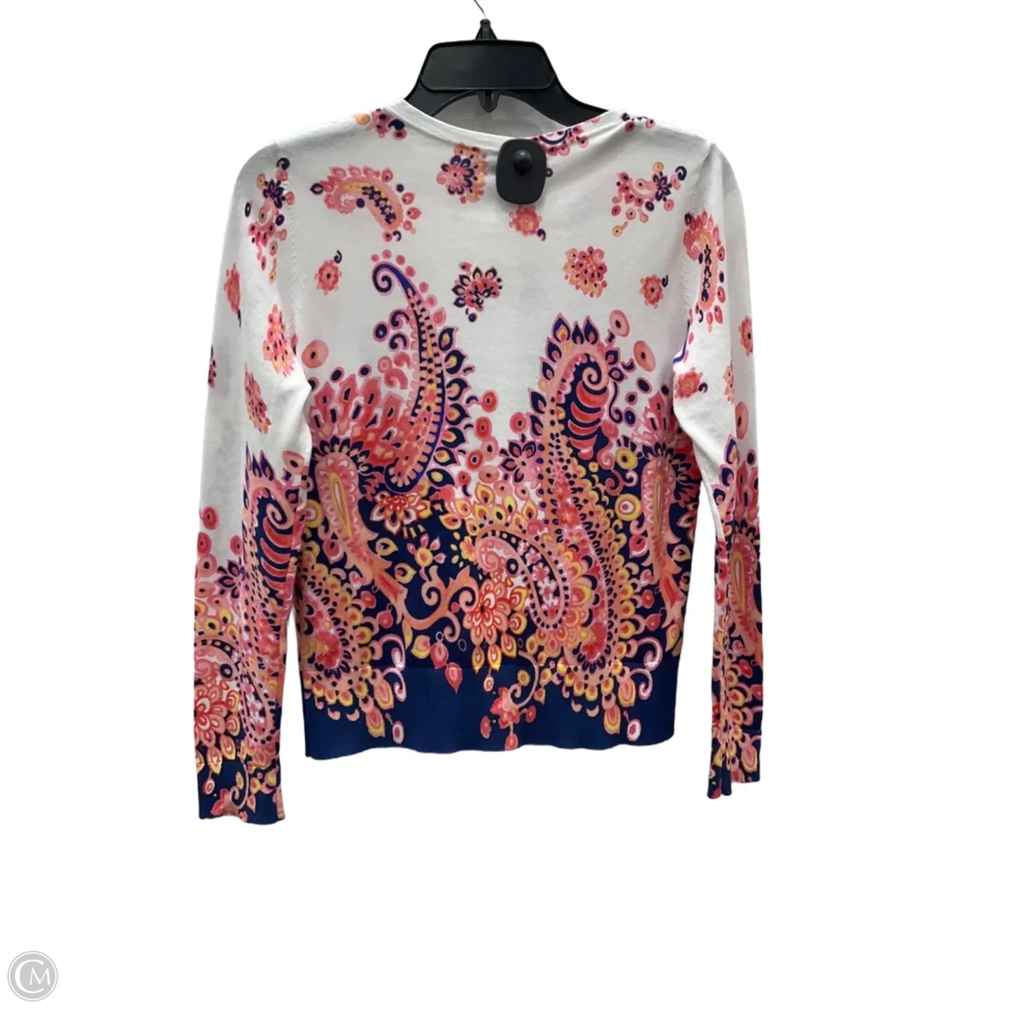 Cardigan By Talbots In Blue & Pink, Size: Sp