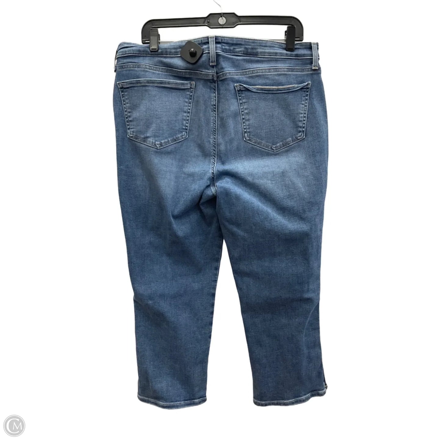 Jeans Straight By Not Your Daughters Jeans In Blue Denim, Size: 12