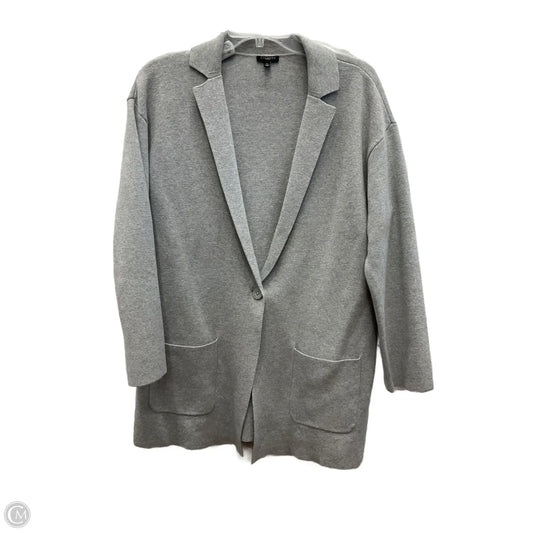 Cardigan By Talbots In Grey, Size: Lp
