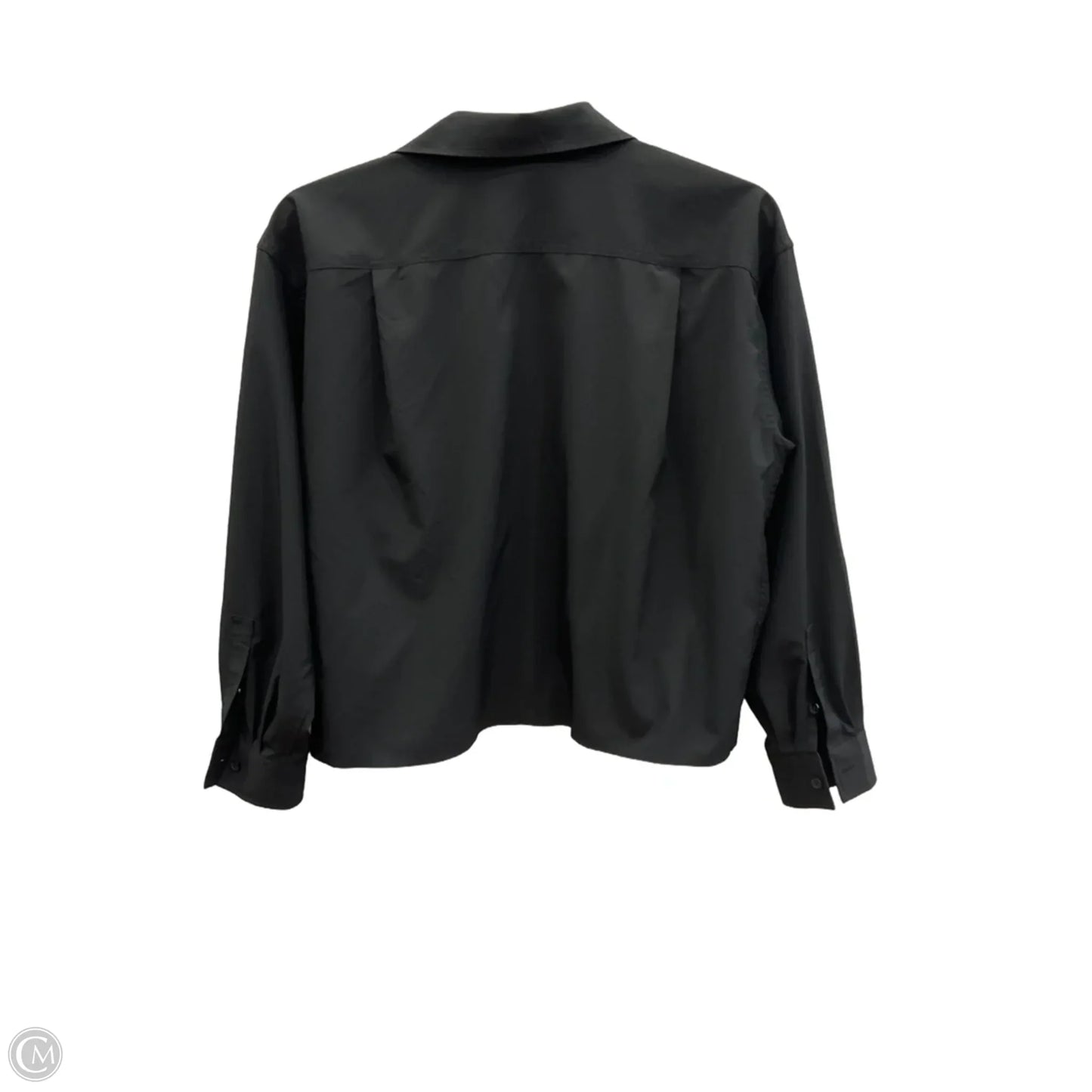 Blouse Long Sleeve By Athleta In Black, Size: Sp