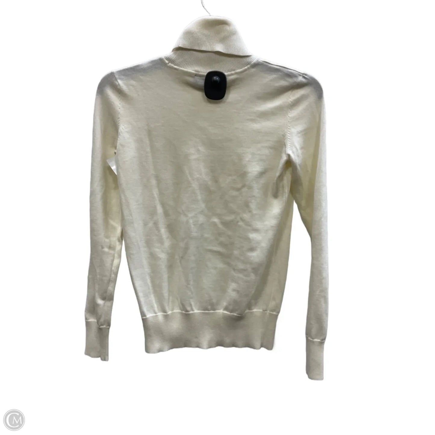 Top Long Sleeve Basic By Talbots In White, Size: S