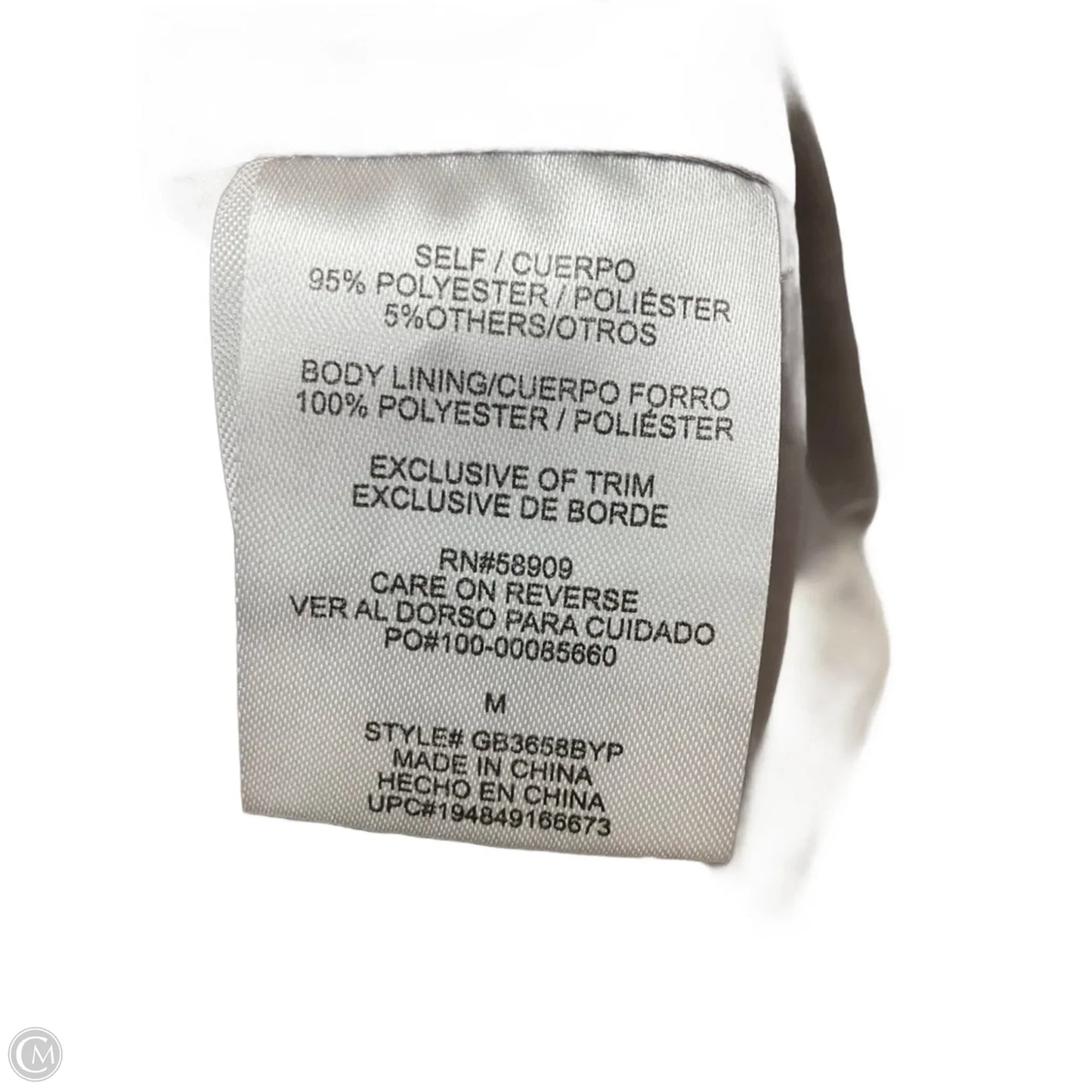 Coat Peacoat By Gianni Bini In Plaid Pattern, Size: M