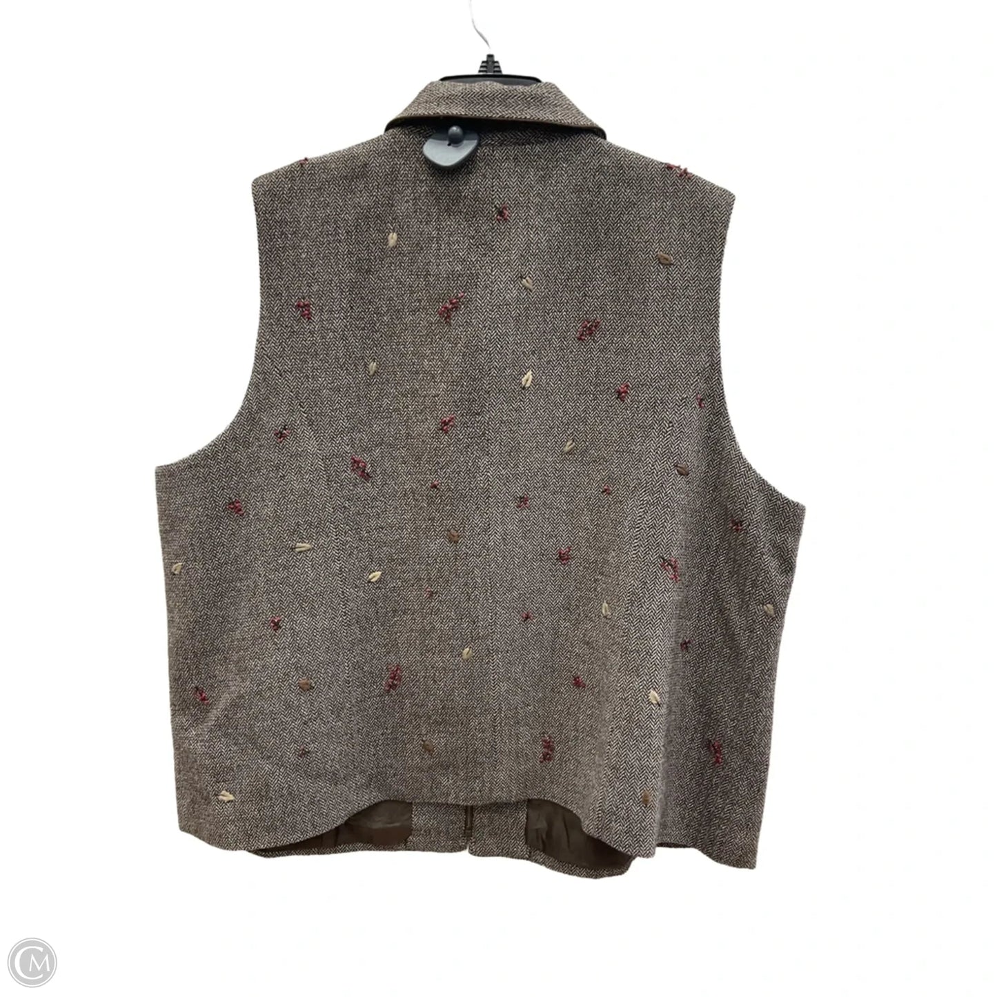 Vest Other By Talbots In Brown, Size: 3x