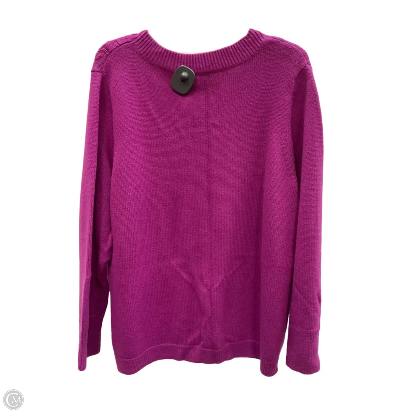Sweater By Talbots In Purple, Size: 3x