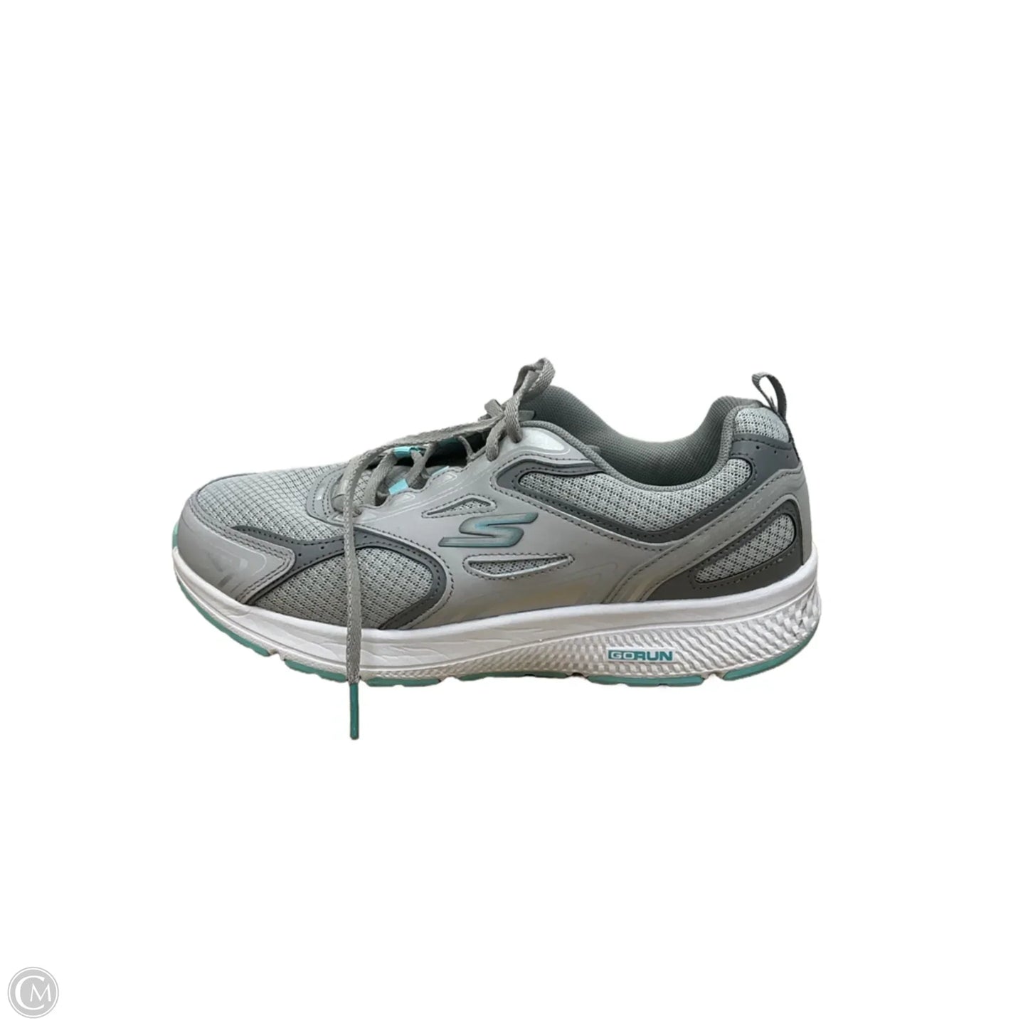 Shoes Athletic By Skechers In Grey, Size: 11