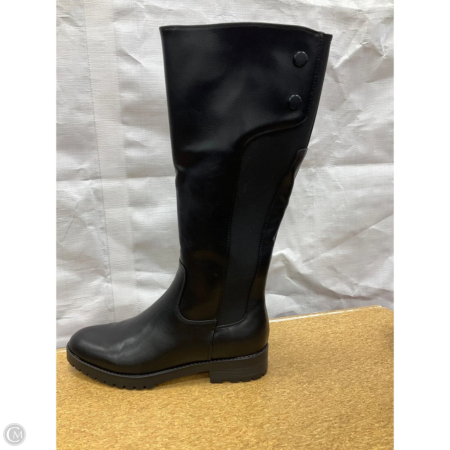 Boots Knee Flats By Bare Traps In Black, Size: 8.5