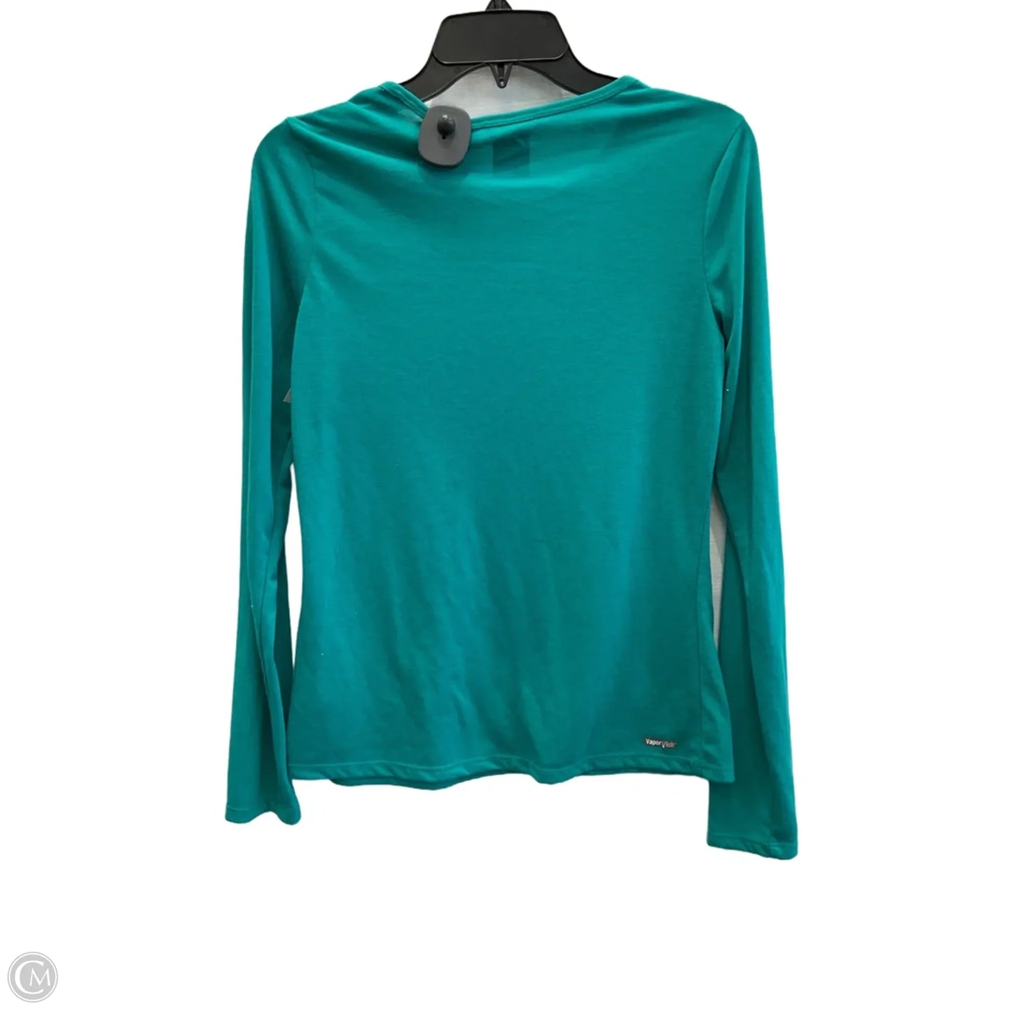 Athletic Top Long Sleeve Crewneck By The North Face In Teal, Size: M