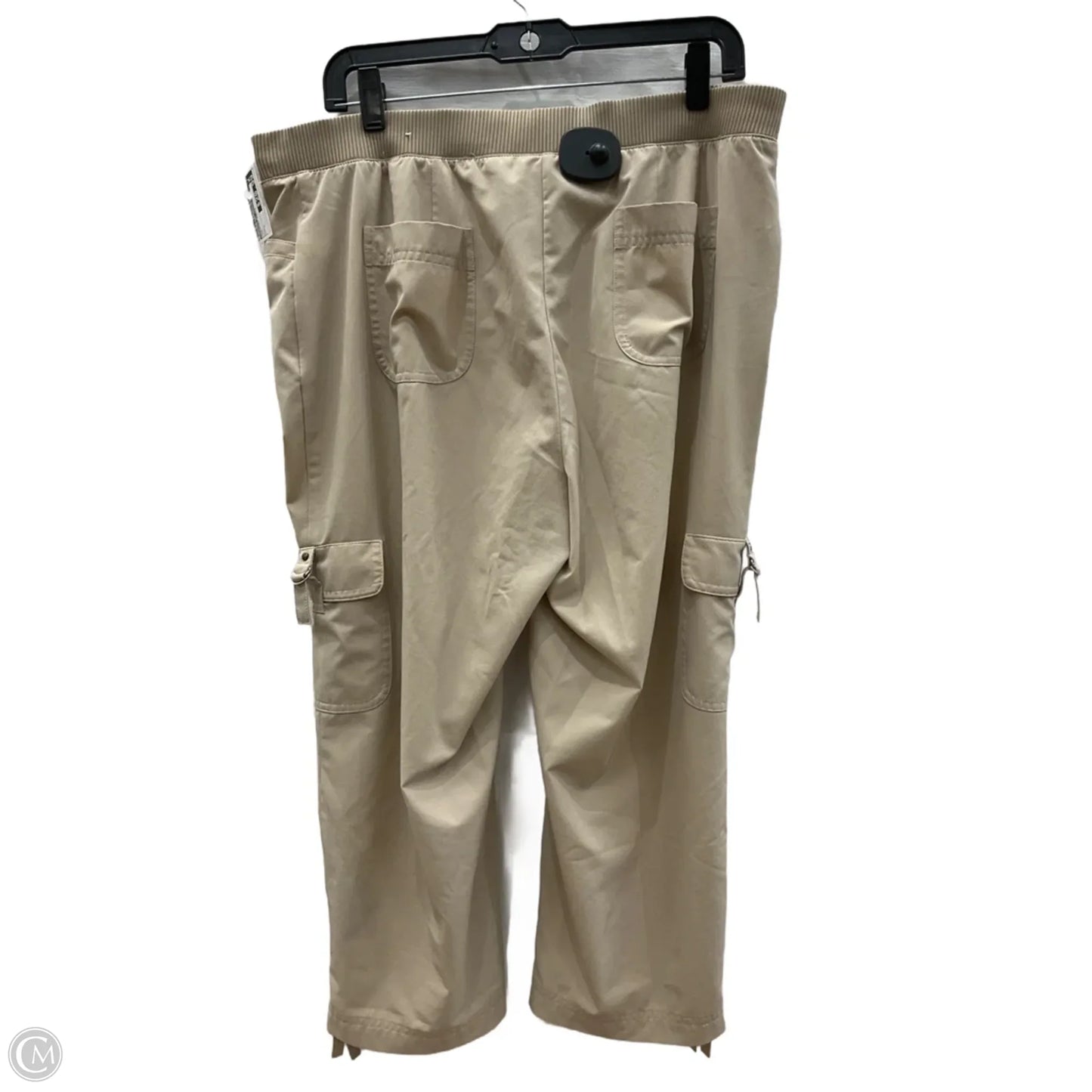 Athletic Pants By Zenergy By Chicos In Tan, Size: L