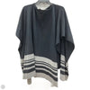 Poncho By Halogen In Black & Grey, Size: Osfm