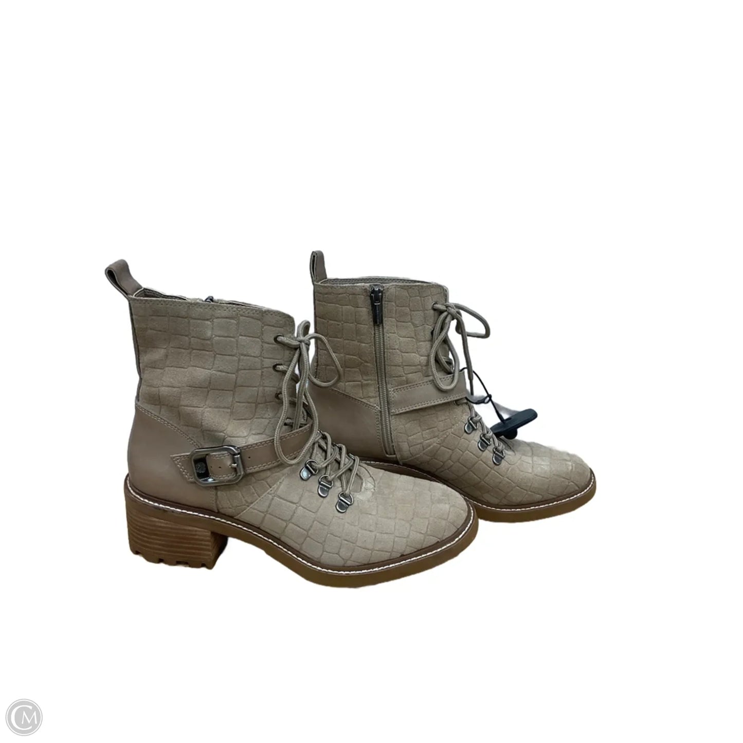 Boots Ankle Flats By Vince Camuto In Tan, Size: 11