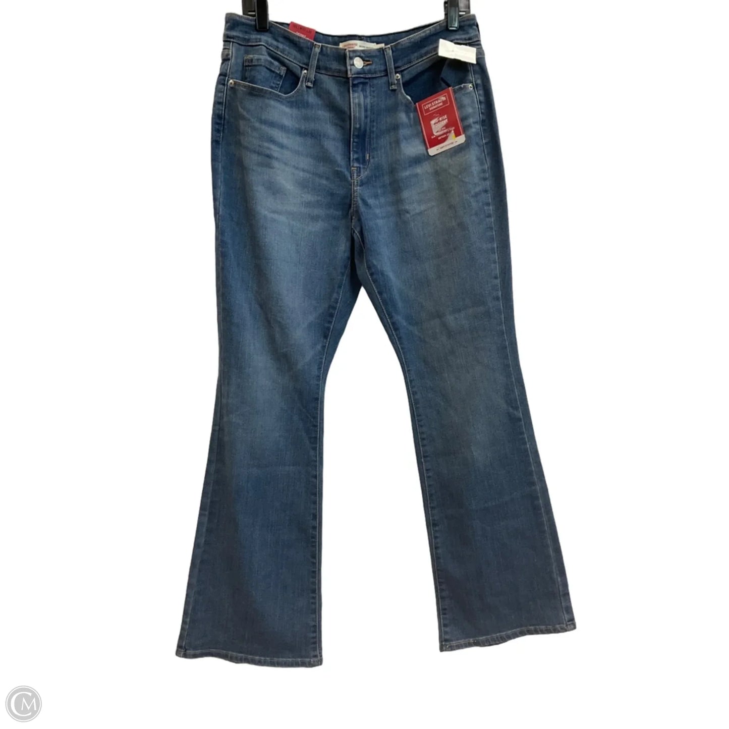 Jeans Boot Cut By Levis In Blue Denim, Size: 10