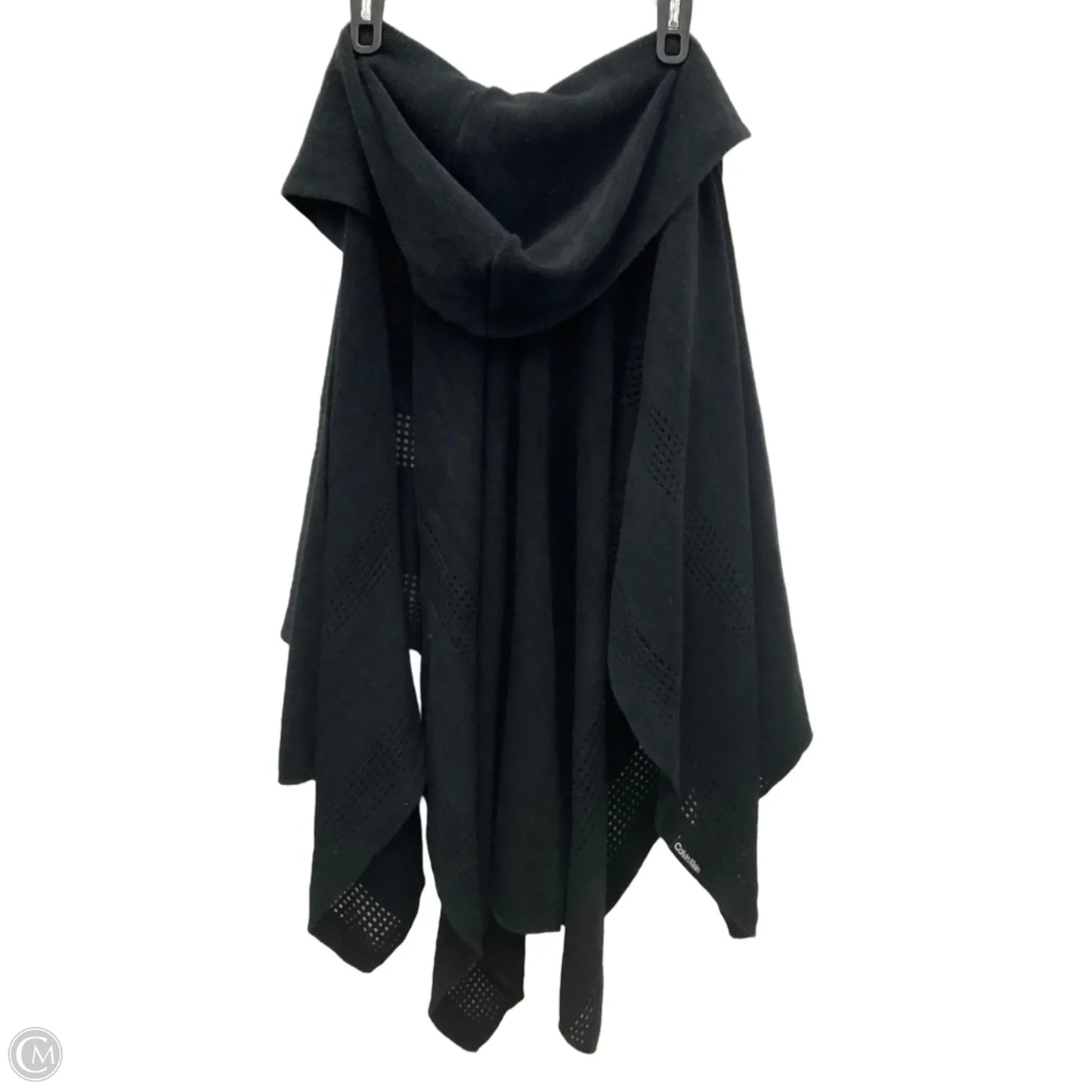Poncho By Calvin Klein In Black, Size: Osfm