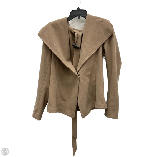 Coat Peacoat By White House Black Market In Tan, Size: L