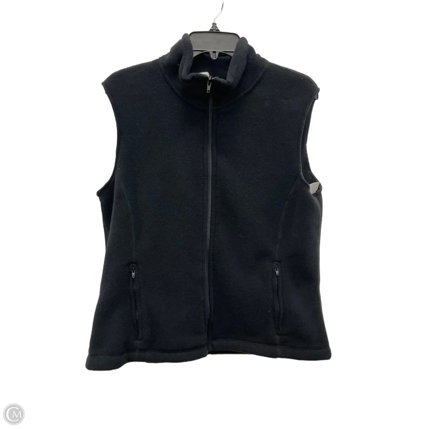 Vest Fleece By Eddie Bauer In Black, Size: M